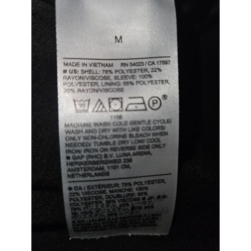 NWT! Banana Republic Mens Varsity Jacket Med Brown Black Colorblock Snap Button